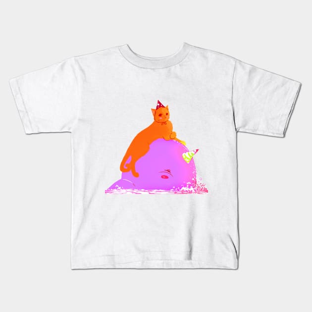 Narcat Kids T-Shirt by Oceanrabbits